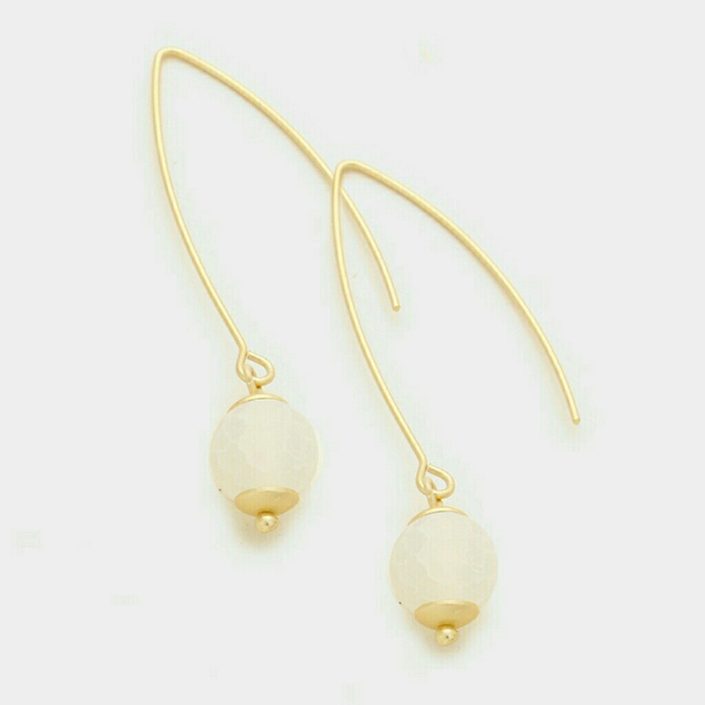 Semi Precious Stone  Earrings